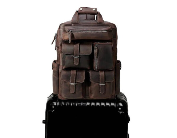 BACKPACK Traveler Dark Brown - Image 2