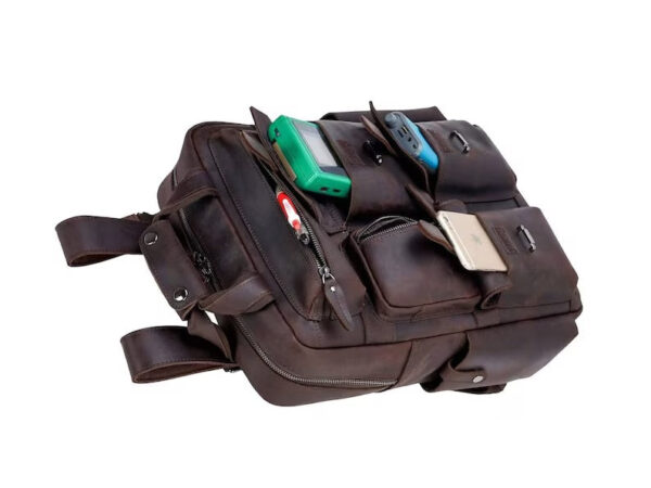 BACKPACK Traveler Dark Brown - Image 3