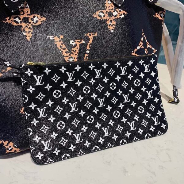 Louis Vuitton Neverfull MM Tote Bag 32cm Monogram Jungle Canvas Spring/Summer Collection M44676, Black - Image 6