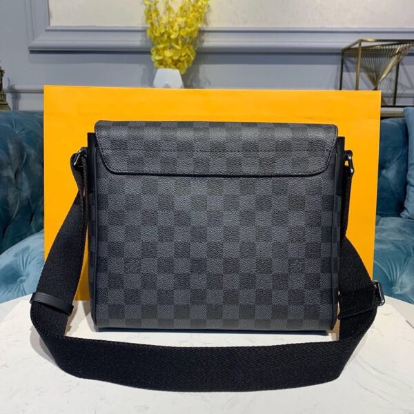 Louis Vuitton District PM Bag 25cm Damier Graphite Canvas Spring/Summer Collection N41028, Black - Image 4