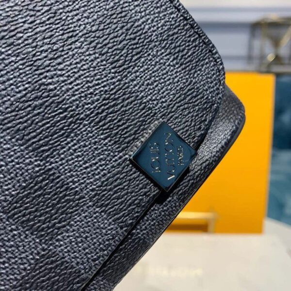 Louis Vuitton District PM Bag 25cm Damier Graphite Canvas Spring/Summer Collection N41028, Black - Image 8