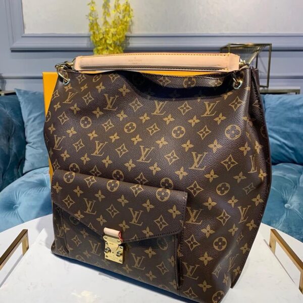 Louis Vuitton Metis Tote Bag 34cm Monogram Canvas Spring/Summer Collection M40781, Brown - Image 3