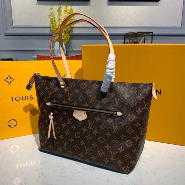 Louis Vuitton Lena MM Bag 34cm Monogram Canvas Fall/Winter Collection M42267, Brown - Image 11