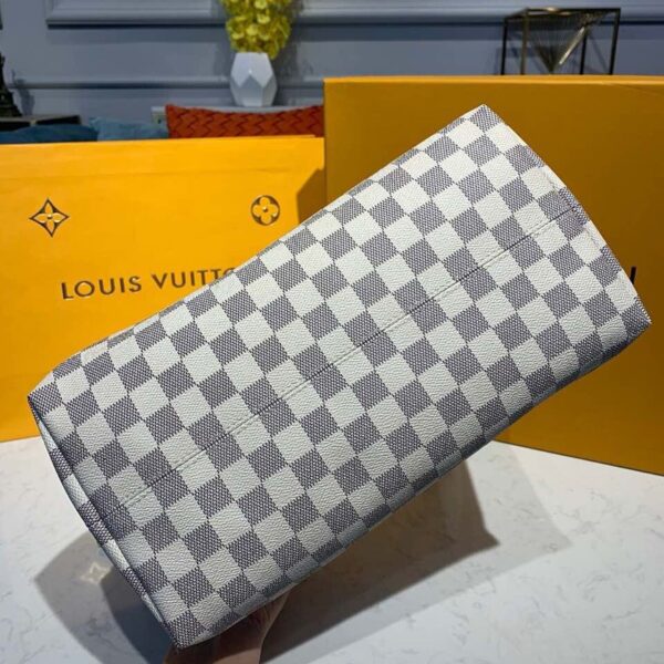 Louis Vuitton Iena MM Bag 34cm Damier Azur Canvas Fall/Winter Collection N44040, Beige - Image 6