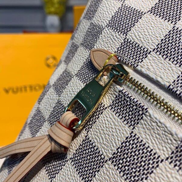 Louis Vuitton Iena MM Bag 34cm Damier Azur Canvas Fall/Winter Collection N44040, Beige - Image 9