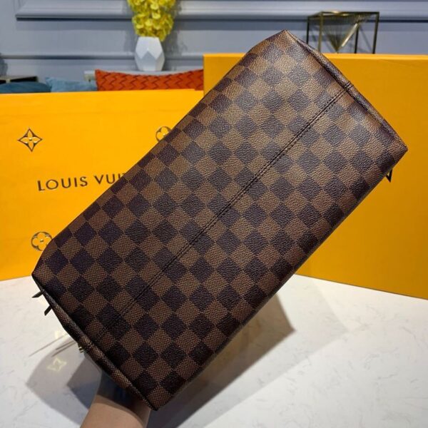 Louis Vuitton Iena MM Bag 34cm Damier Ebene Canvas Fall/Winter Collection N41013 Brown - Image 5