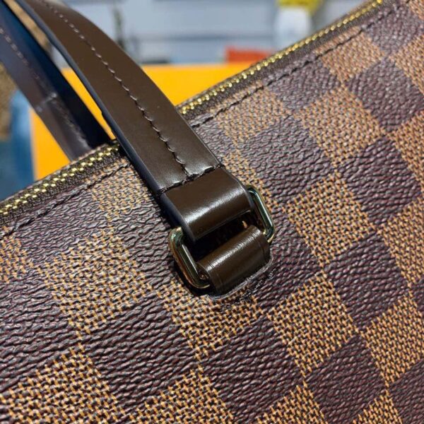 Louis Vuitton Iena MM Bag 34cm Damier Ebene Canvas Fall/Winter Collection N41013 Brown - Image 9