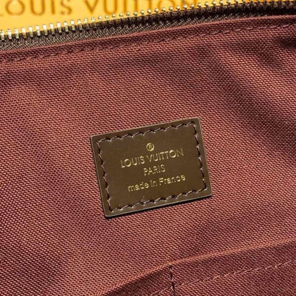 Louis Vuitton Iena MM Bag 34cm Damier Ebene Canvas Fall/Winter Collection N41013 Brown - Image 8