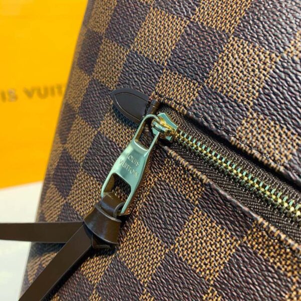 Louis Vuitton Iena MM Bag 34cm Damier Ebene Canvas Fall/Winter Collection N41013 Brown - Image 7