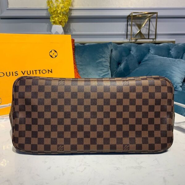 Louis Vuitton Neverfull GM Bag 40cm Damier Ebene Canvas Fall/Winter Collection N41357, Red - Image 4