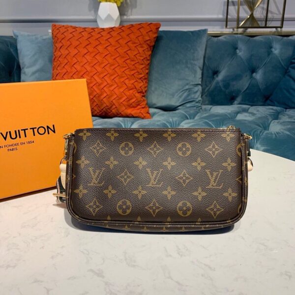 Louis Vuitton Multi Pochette Accessoires Bags Monogram Canvas Fall/Winter Collection M44813, Kaki/Beige - Image 4