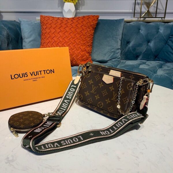 Louis Vuitton Multi Pochette Accessoires Bags Monogram Canvas Fall/Winter Collection M44813, Kaki/Beige - Image 3