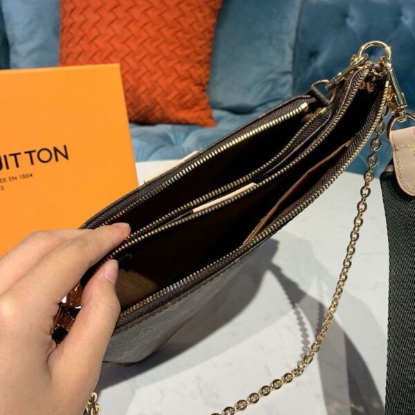 Louis Vuitton Multi Pochette Accessoires Bags Monogram Canvas Fall/Winter Collection M44813, Kaki/Beige - Image 9