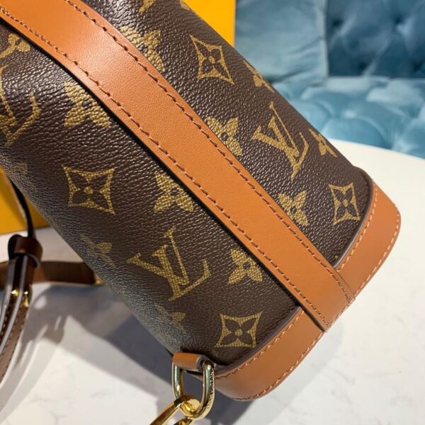 Louis Vuitton Dauphine Backpack 23cm Monogram Reverse Canvas Spring/Summer Collection M44827, Brown/Tan - Image 7