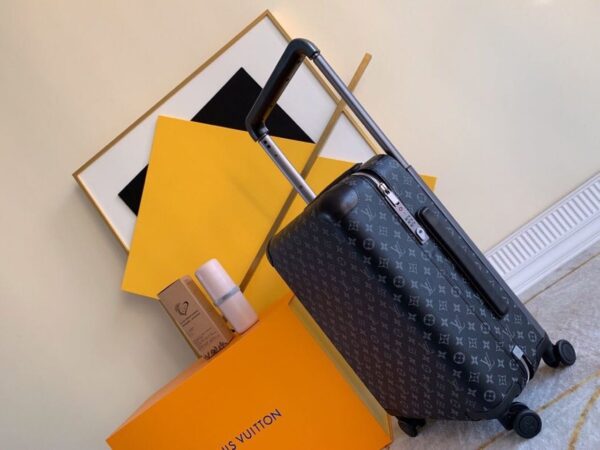 Louis Vuitton Horizon 55 Luggage Trolley Monogram Eclipse Canvas Spring/Summer Collection M23002, Black - Image 5