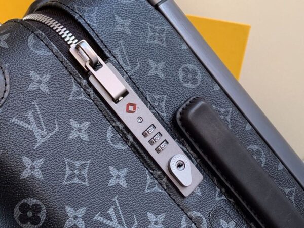Louis Vuitton Horizon 55 Luggage Trolley Monogram Eclipse Canvas Spring/Summer Collection M23002, Black - Image 7