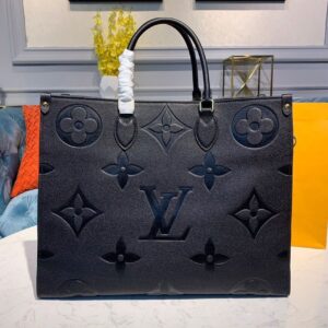Louis Vuitton OnTheGo Bag 42cm Monogram Empreinte Canvas Spring/Summer Collection M44570 Black