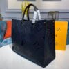 Louis Vuitton OnTheGo Bag 42cm Monogram Empreinte Canvas Spring/Summer Collection M44570 Black - Image 3