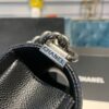 Chanel Quilted Boy Bag 20cm Caviar Leather Antique Silver Hardware Fall/Winter Act 1 Collection Black - Image 10