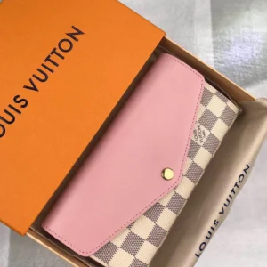Damier Azur Calfskin Pochette Felicie Eau De Rose