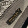 Chanel Quilted Boy Bag 25cm Caviar Leather Antique Gold Hardware Fall/Winter Act 1 Collection Black - Image 15