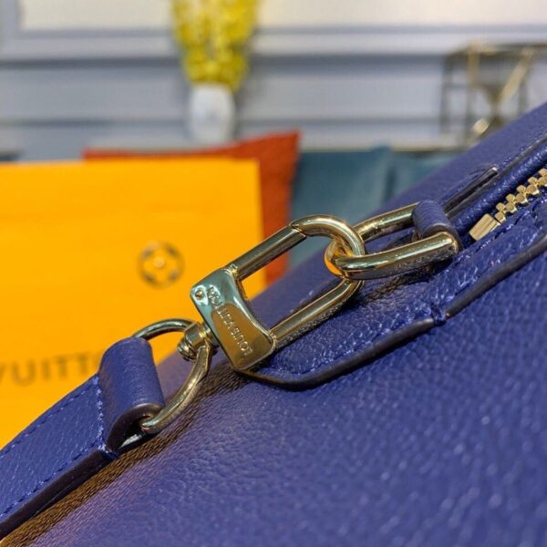 Louis Vuitton Speedy Bandouliere Bag 30cm Monogram Empreinte Leather Spring/Summer Collection M42406, Blue - Image 5