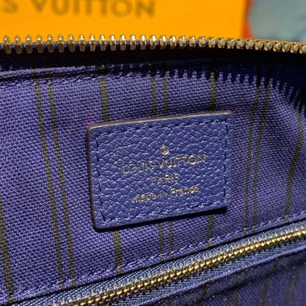 Louis Vuitton Speedy Bandouliere Bag 30cm Monogram Empreinte Leather Spring/Summer Collection M42406, Blue - Image 10