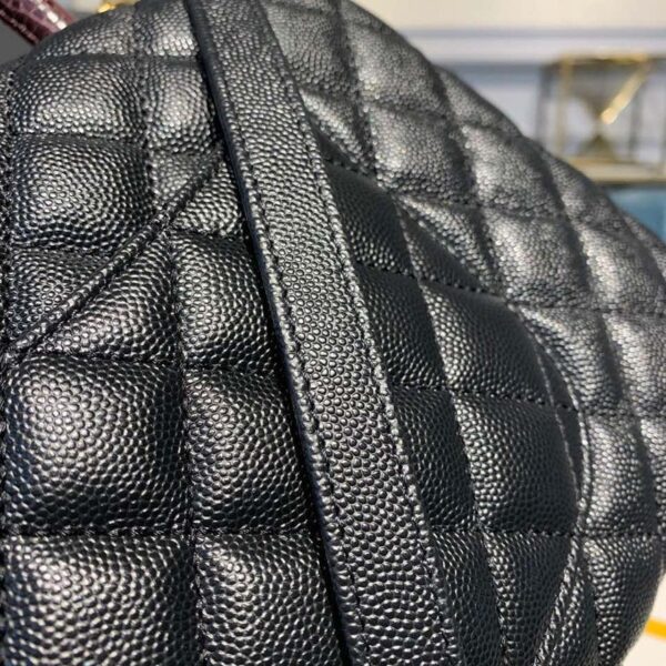 Chanel Coco Handle Quilted Lizard Handle Bag 30cm Caviar Leather Gold Hardware Spring/Summer Act 1 Collection, Black - Image 15