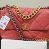 Chanel 19 Flap Bag 26cm Goatskin Leather Spring/Summer Act 1 Collection, Rose Pink - Image 4