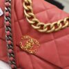 Chanel 19 Flap Bag 26cm Goatskin Leather Spring/Summer Act 1 Collection, Rose Pink - Image 6