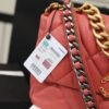 Chanel 19 Flap Bag 26cm Goatskin Leather Spring/Summer Act 1 Collection, Rose Pink - Image 9