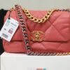 Chanel 19 Flap Bag 26cm Goatskin Leather Spring/Summer Act 1 Collection, Rose Pink - Image 2