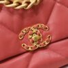 Chanel 19 Flap Bag 26cm Goatskin Leather Spring/Summer Act 1 Collection, Rose Pink - Image 18