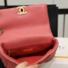 Chanel 19 Flap Bag 26cm Goatskin Leather Spring/Summer Act 1 Collection, Rose Pink - Image 16