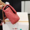 Chanel 19 Flap Bag 26cm Goatskin Leather Spring/Summer Act 1 Collection, Rose Pink - Image 19