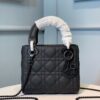 Christian Dior Mini Lady Dior Bag 18cm with Chain Matte Hardware Lambskin Leather Spring/Summer Collection Black - Image 2