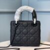 Christian Dior Mini Lady Dior Bag 18cm with Chain Matte Hardware Lambskin Leather Spring/Summer Collection Black - Image 5