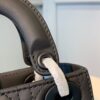 Christian Dior Mini Lady Dior Bag 18cm with Chain Matte Hardware Lambskin Leather Spring/Summer Collection Black - Image 7