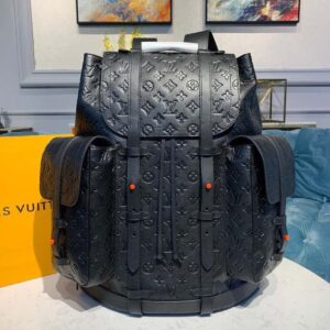 Louis Vuitton Christopher Backpack 48cm Monogram Empreinte Canvas Spring/Summer Collection M53286 Noir