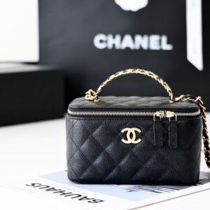 Chanel Small Vanity Bag 17cm Black