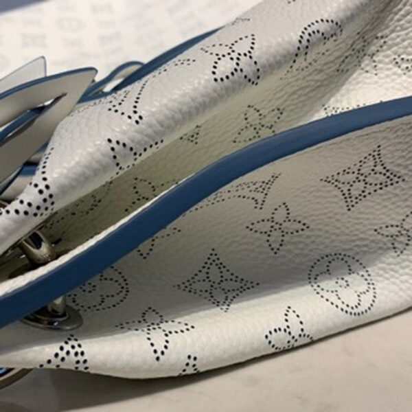Louis Vuitton Carmel Mahina Bag 40cm Mahina Calf Leather Canvas Spring/Summer Collection M53188, White - Image 7