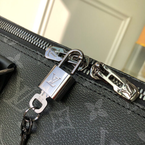 Louis Vuitton Luggage Bag Monogram 55cm Black - Image 5