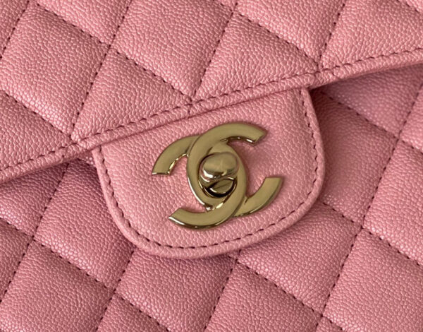 Chanel Classic Flapbag Gold Hardware 26cm Pink - Image 9