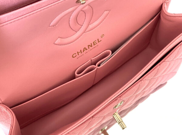 Chanel Classic Flapbag Gold Hardware 26cm Pink - Image 2