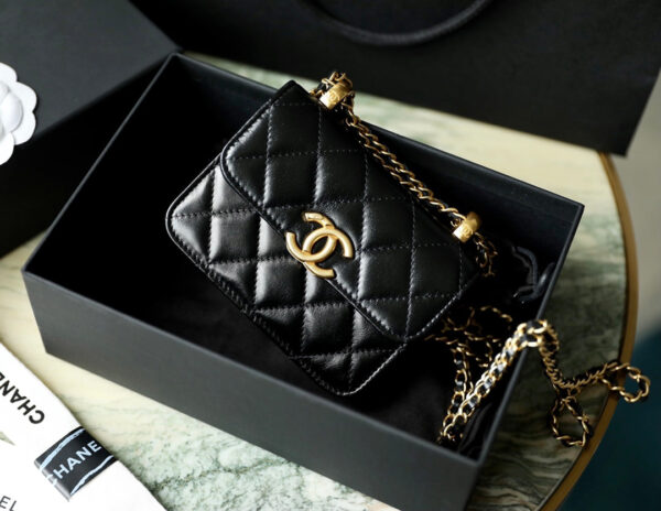 CO-CO Chanel Small Flap Wallet On Chain 10cm - Image 3