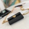 Chanel Flap Bag Mini Gold 12cm Black - Image 4