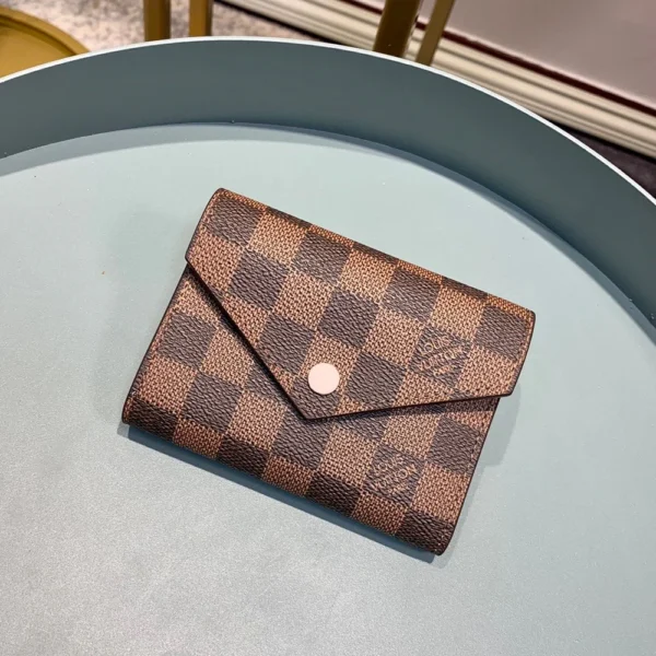 Victorine Wallet Damier Ebene Canvas - Image 2