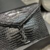 Saint Laurent Cassandra Medium Chain Bag In Grain De Poudre Embossed 22cm Black - Image 8