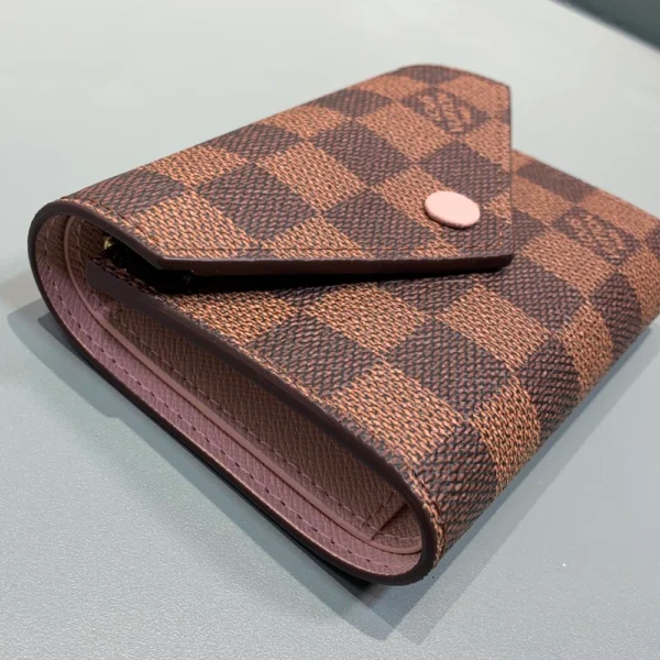 Victorine Wallet Damier Ebene Canvas - Image 6