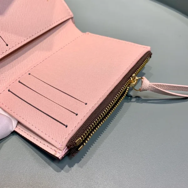 Victorine Wallet Damier Ebene Canvas - Image 7